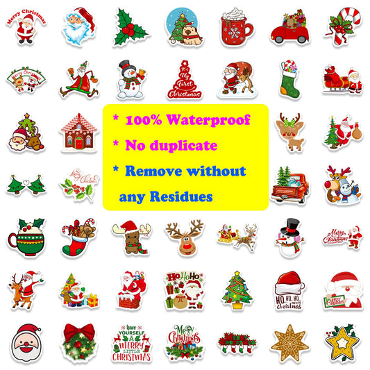 DothRayan Santa Claus sticker adds festive touch to gifts and scrapbooks.
