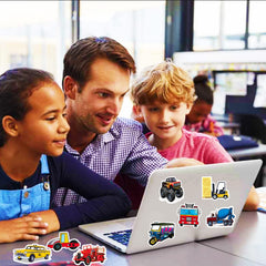 DothRayan skateboard stickers bring vehicle-themed fun to playtime.