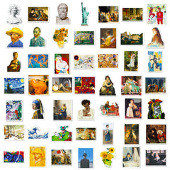DothRayan van Gogh style stickers for phone decorate devices with vibrant art.
