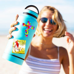 DothRayan Jesus sticker set features varied patterns for laptops, water bottles, and gear.