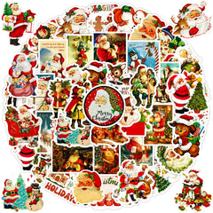 DothRayan Santa sticker adds festive charm to scrapbooks and gift packaging.