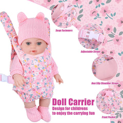 DOTVOSY baby doll feeding bottles enhances pretend feeding time.