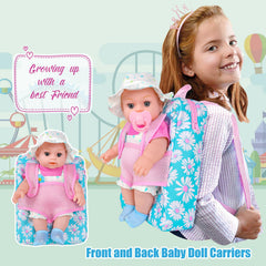 DOTVOSY realistic eyes and joints encourage gentle handling and pretend caregiving.