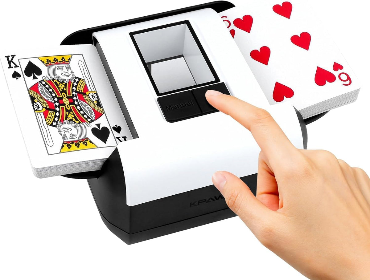 Doubao Card Shuffler with auto shuffle button speeds game setup