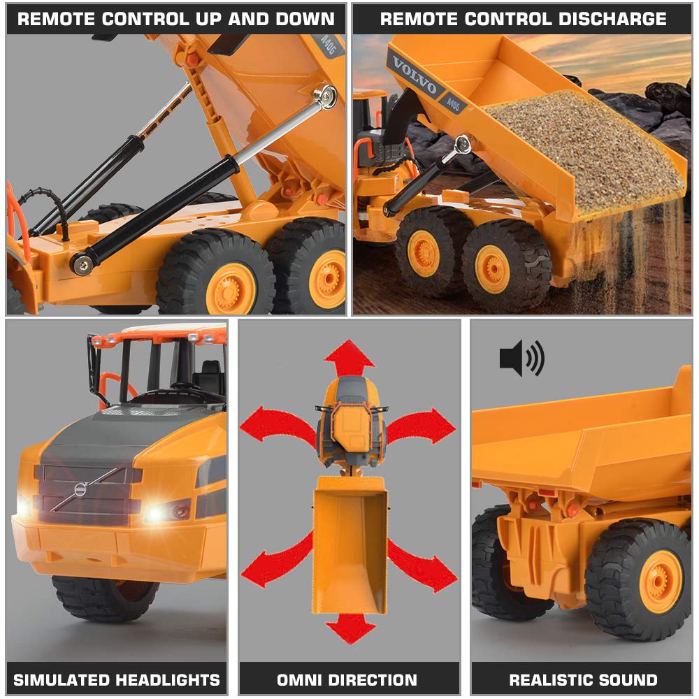 DOUBLE E remote-control ergonomics improve easy steering during play.