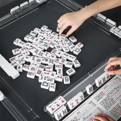 DoubleFill game-night mahjong racks simplify setup