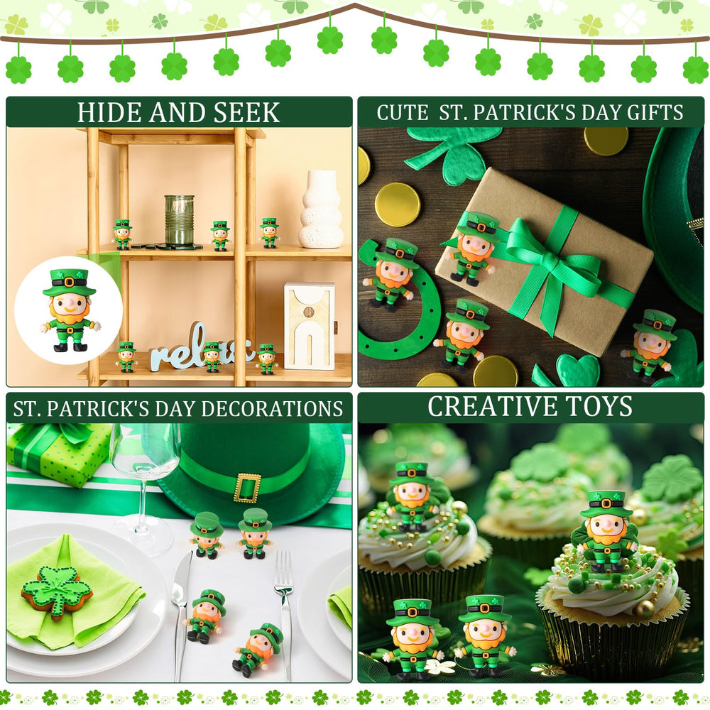 DoubleFill leprechaun figurines as gift bag fillers for celebrations.