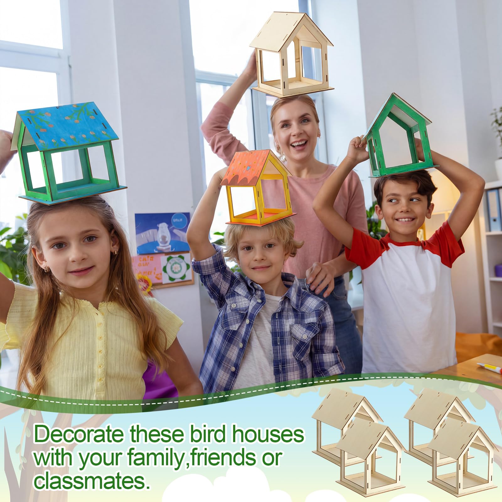 DoubleFill wood surface is smooth and safe for decorating.