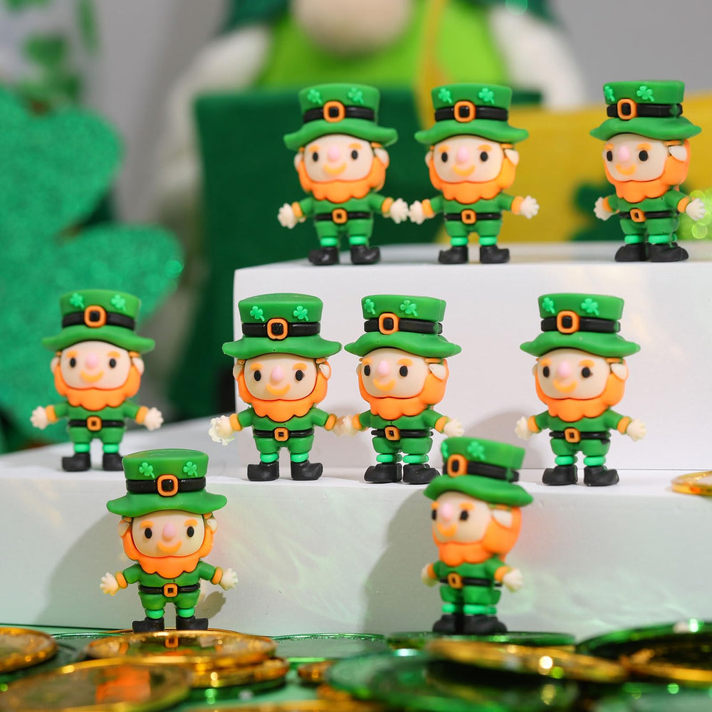 DoubleFill mini leprechauns as treasure hunt clues and surprise pranks