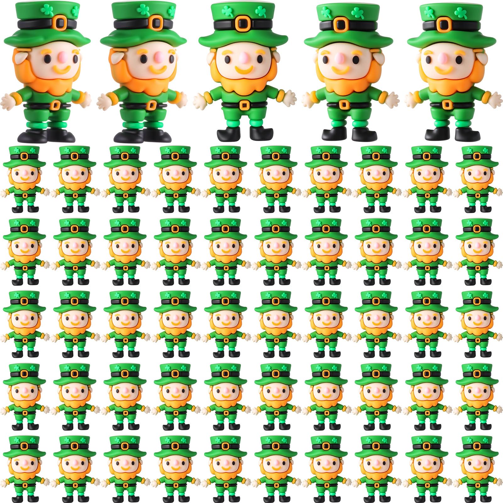 DoubleFill leprechaun figurine close-up, ideal for tiered tray decor and festive table accents