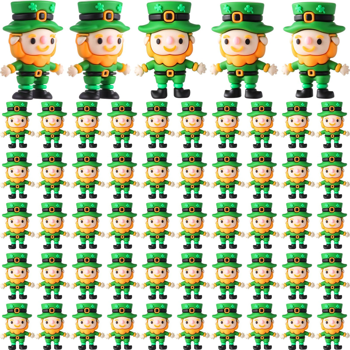 DoubleFill leprechaun figurine close-up, ideal for tiered tray decor and festive table accents