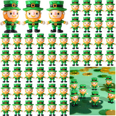 DoubleFill mini leprechaun figurines pack for festive St. Patrick's Day decor.