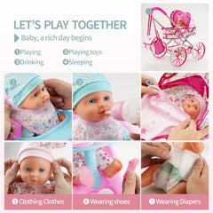 Doublekai doll crib for cozy naptime play and gentle care routines.