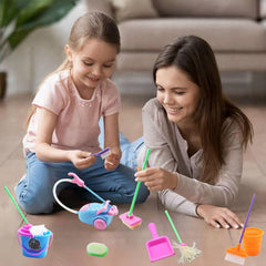 DoubleWood dollhouse brush offers tiny tool for dusting pretend rooms.