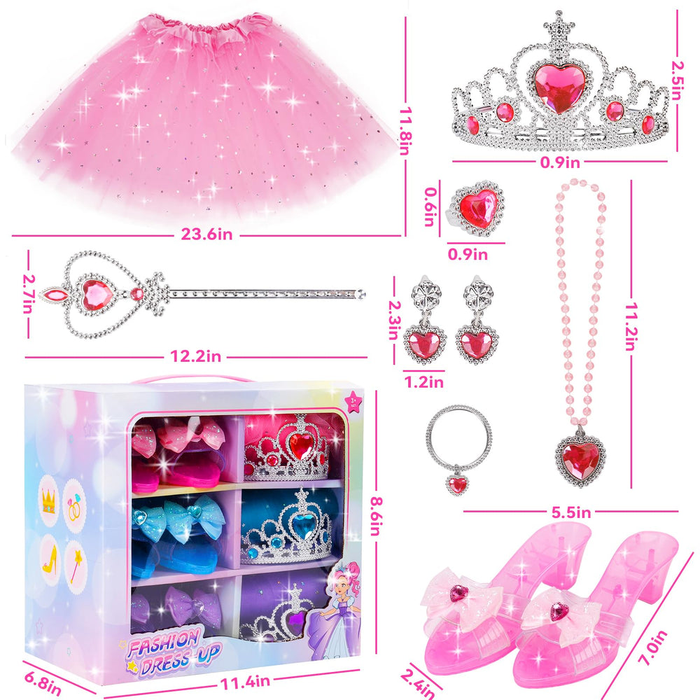 doueurel princess crowns add sparkling focal points for imaginative dress-up moments