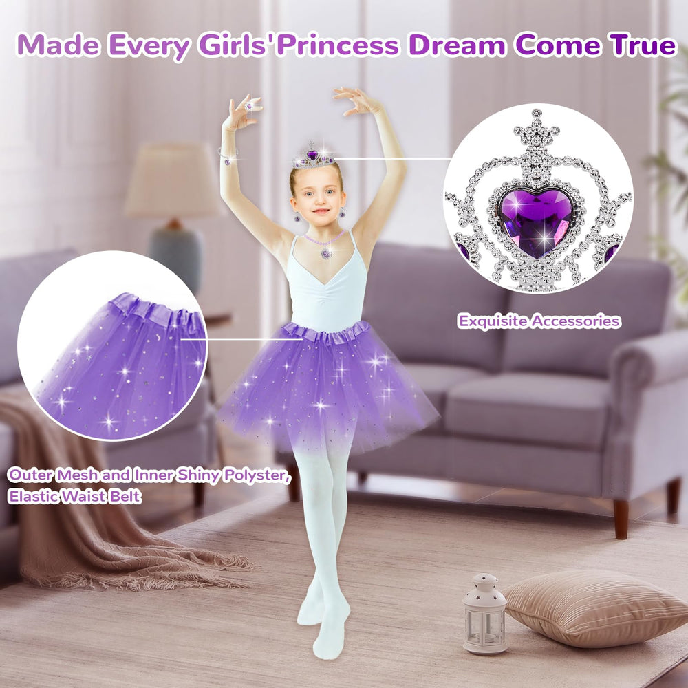 doueurel soft tulle skirts sparkle and twirl for graceful princess movements