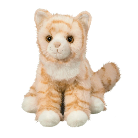 Douglas Adele orange tabby cat plush—soft, cuddly companion for hugs and imaginative play