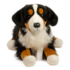 Douglas Alps Bernese Mountain Dog plush size 24in, perfect for large cuddling experiences.