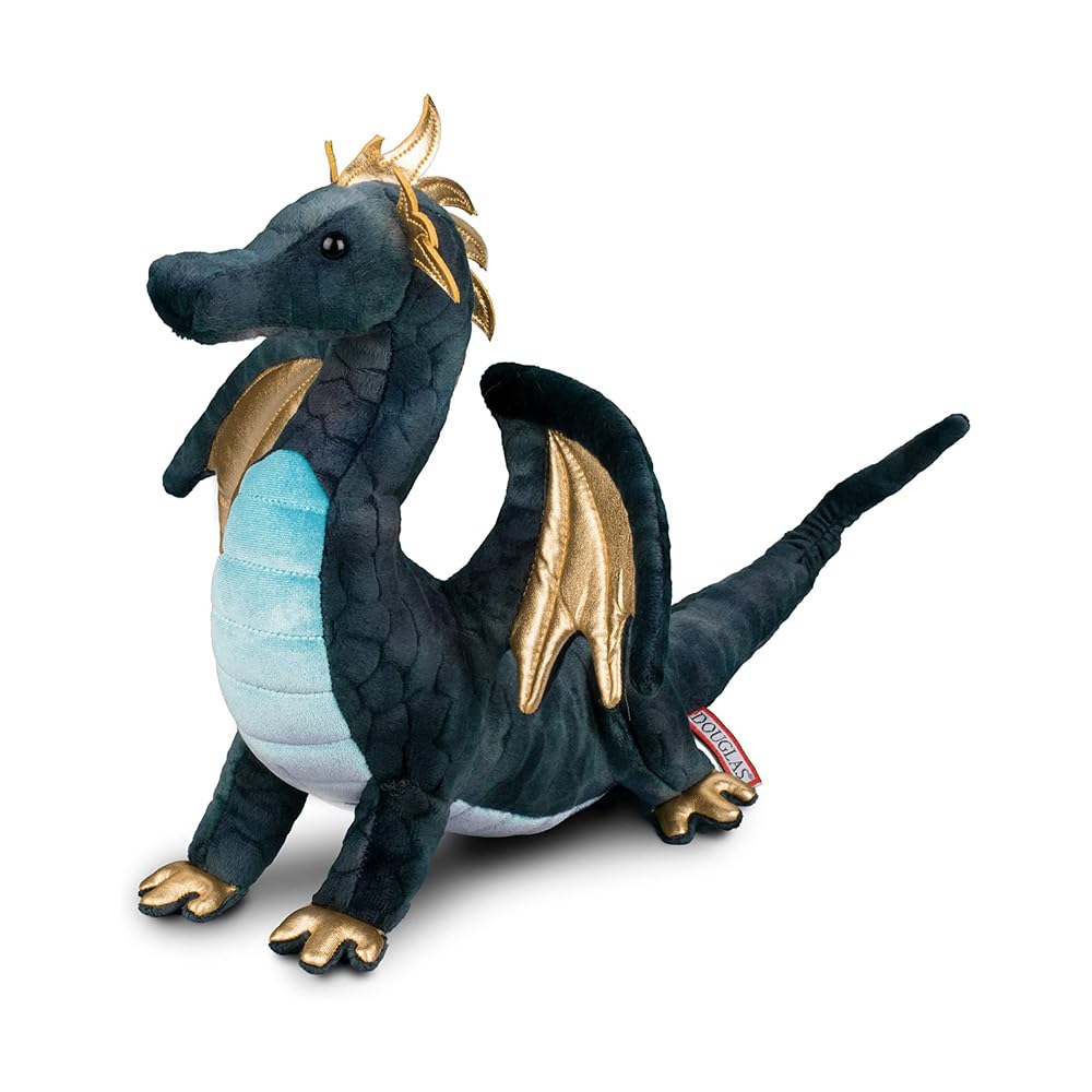 Douglas Aragon Navy Dragon textured-scale pattern, enhanced realism for adventurous stories.