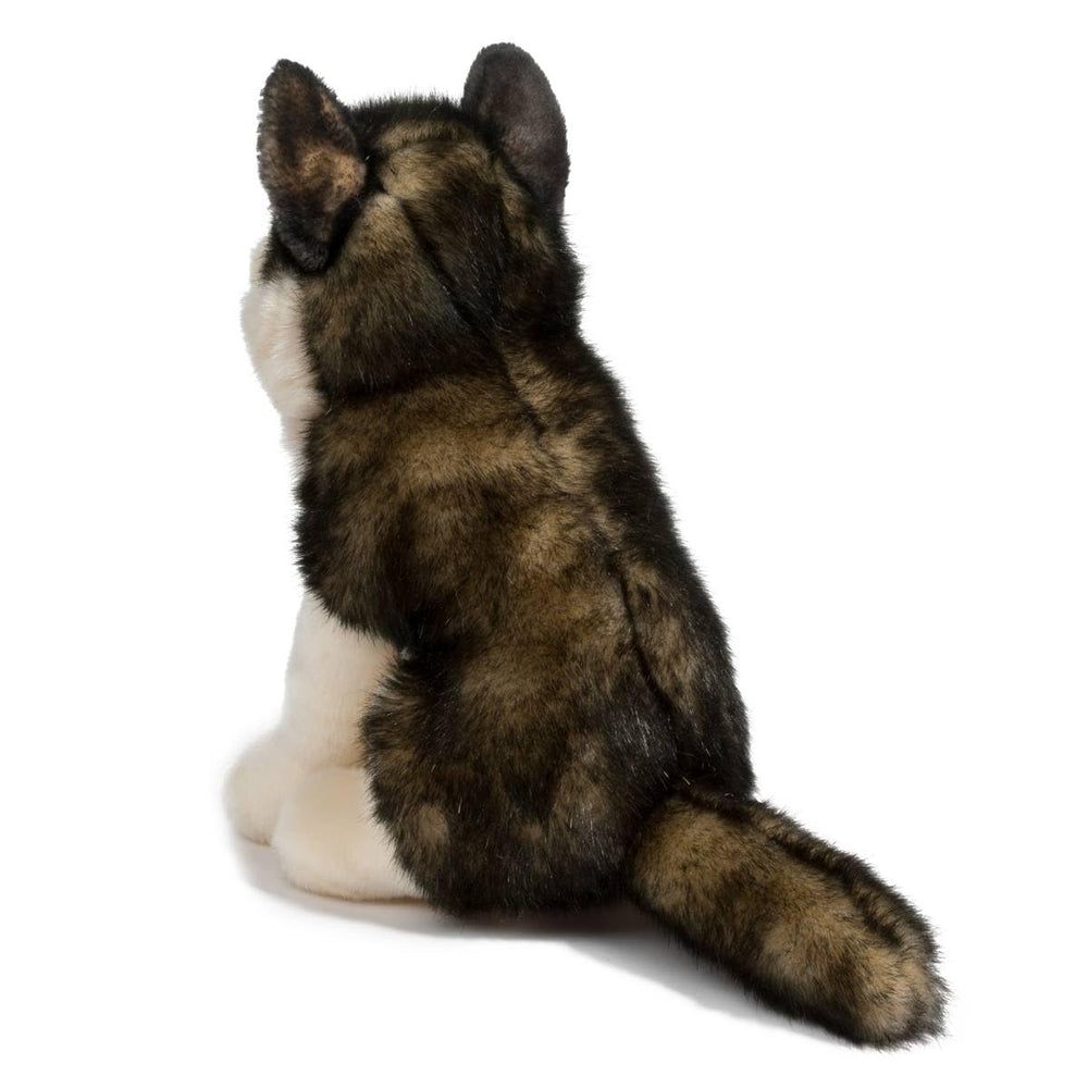Douglas Atka Wolf plush uses designer materials for durable, long-lasting play.