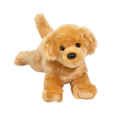 Douglas Bella Golden Retriever stitching detail highlights durability for hours of play.