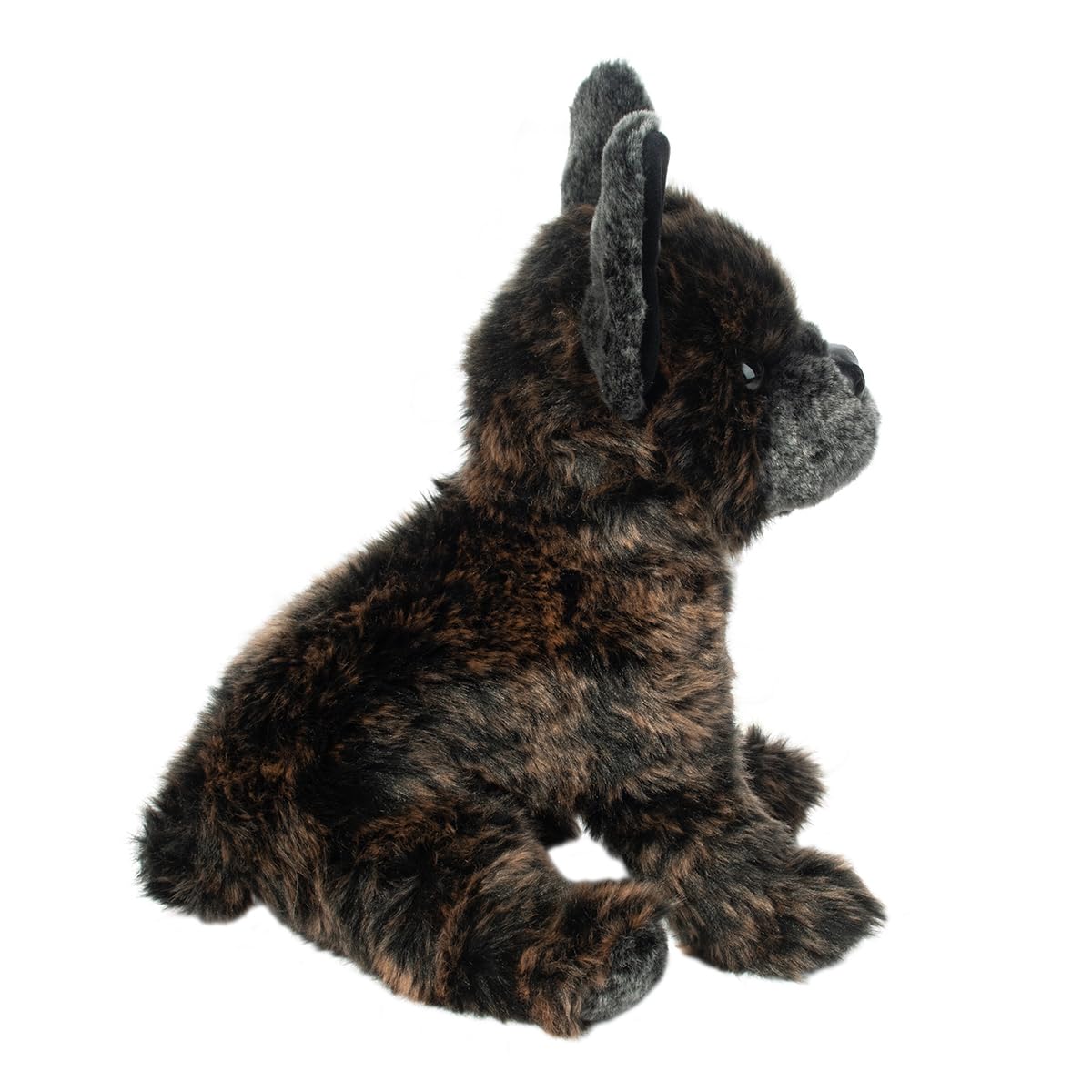 Billie’s brindle coat close-up showcases a realistic pattern for dog lovers