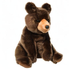 Douglas Cal Brown Bear plush eyes detail for lifelike charm and imaginative play