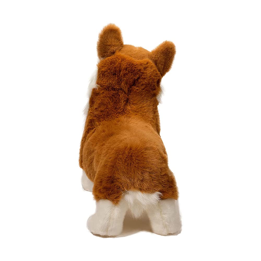Douglas Chadwick Corgi plush torso shape for lifelike charm and comfort.
