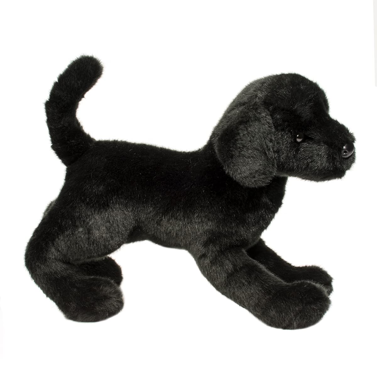 Douglas Chester Black Lab plush design: designed in Keene, NH, USA.