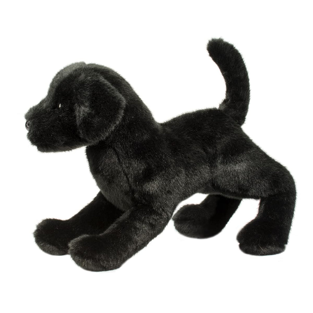 Douglas Chester Black Lab plush eyes: dark brown eyes for lifelike expression.