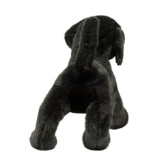 Douglas Chester Black Lab plush weight: bean-weighted for floppy posability.