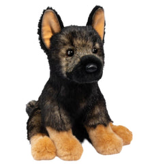 Douglas Chief German Shepherd plush with lifelike coloring offers cozy cuddling and imaginative play.