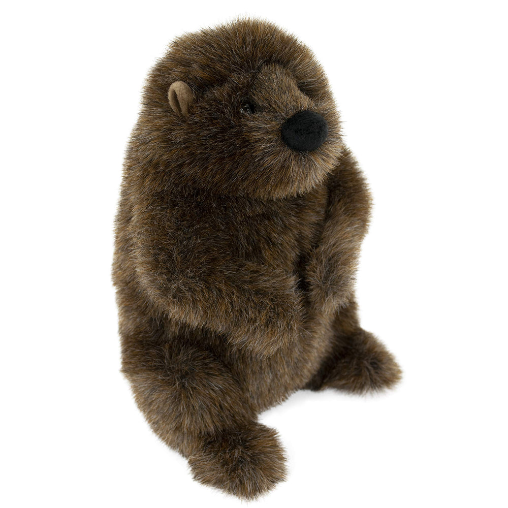 Douglas Chuckwood Groundhog plush, 11-inch tall, ideal desk companion