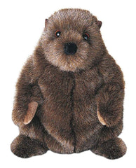 Douglas Chuckwood Groundhog plush front view, a lovable cuddle buddy for imaginative play