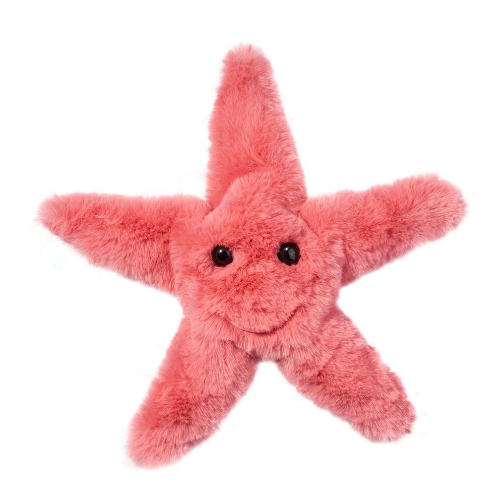 Douglas Coral Starfish Plush front view for cuddly sea life play and décor