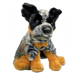 Douglas Dexter plush close-up showing detailed face and realistic markings for lifelike companion fun.