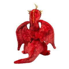 Douglas Eugene Red Dragon plush in upright pose suitable for display or play.