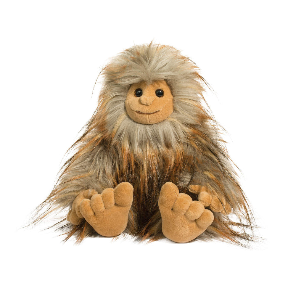 Douglas Flo Sasquatch Bigfoot plush, 9inch tall, cuddly companion for imaginative play.