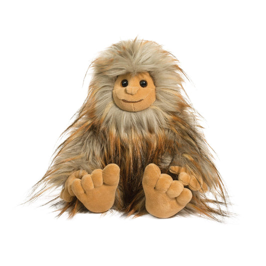 Douglas Flo Sasquatch Bigfoot plush, 9inch tall, cuddly companion for imaginative play.