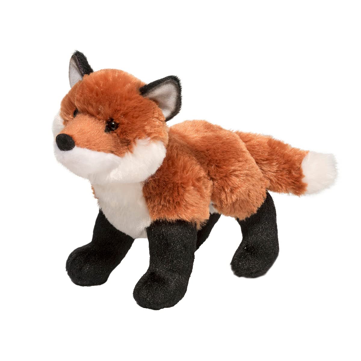 Douglas Francine side view of lifelike red fox plush for imaginative play