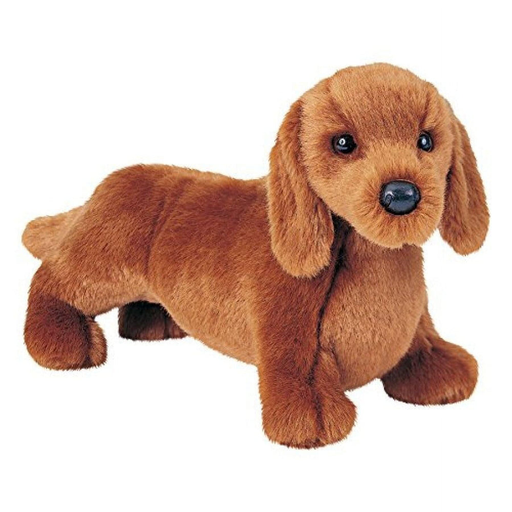 Douglas Gretel red dachshund plush toy for cozy hugs and imaginative play