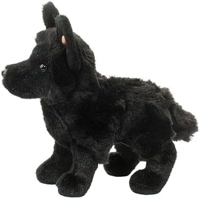 Douglas Harko plush ears closeup highlights alert ears and detailing.