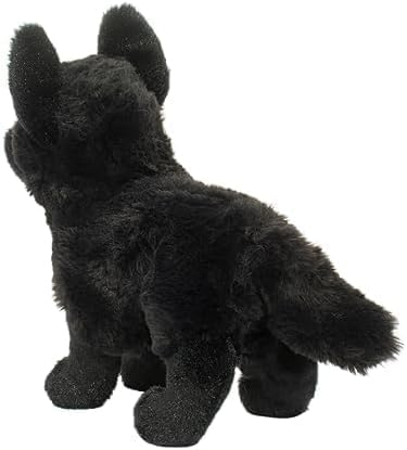 Douglas Harko plush eyes closeup features bright eyes for expressive charm.