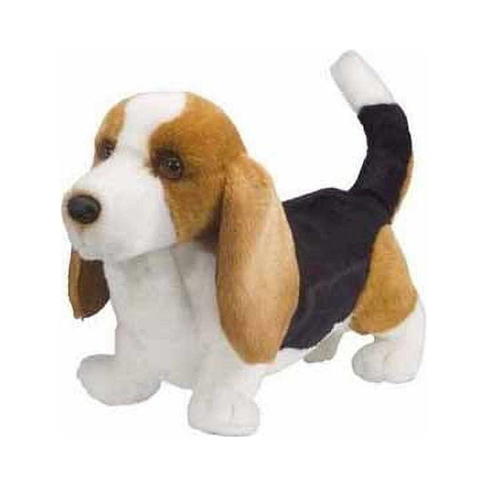 Douglas Harold Basset Hound plush full body for cuddling and display.