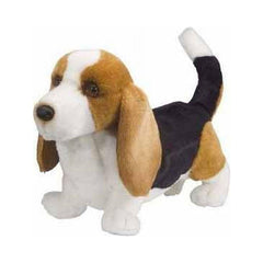 Douglas Harold Basset Hound plush full body for cuddling and display.