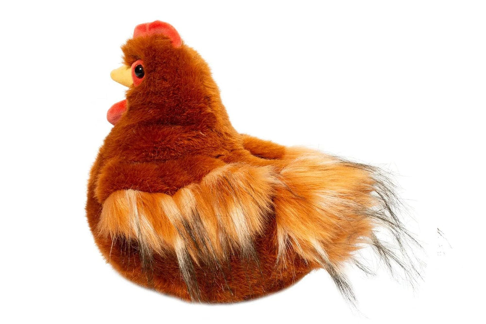 Douglas Hectorina Hen plush with fringed wings, enhancing imaginative play