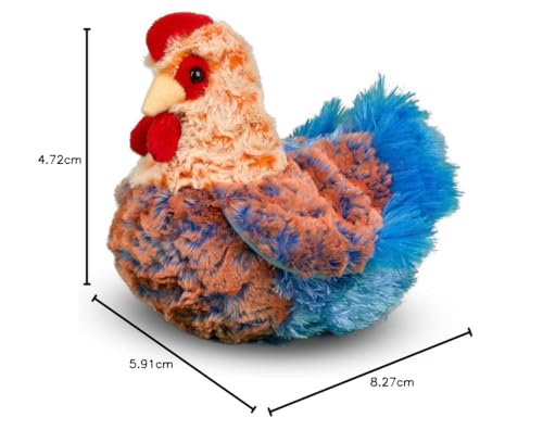 Douglas Henrietta Blue Lace Hen care and surface washable design