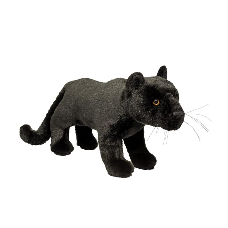 Douglas Jagger Black Panther plush tail detail great for imaginative play and display.