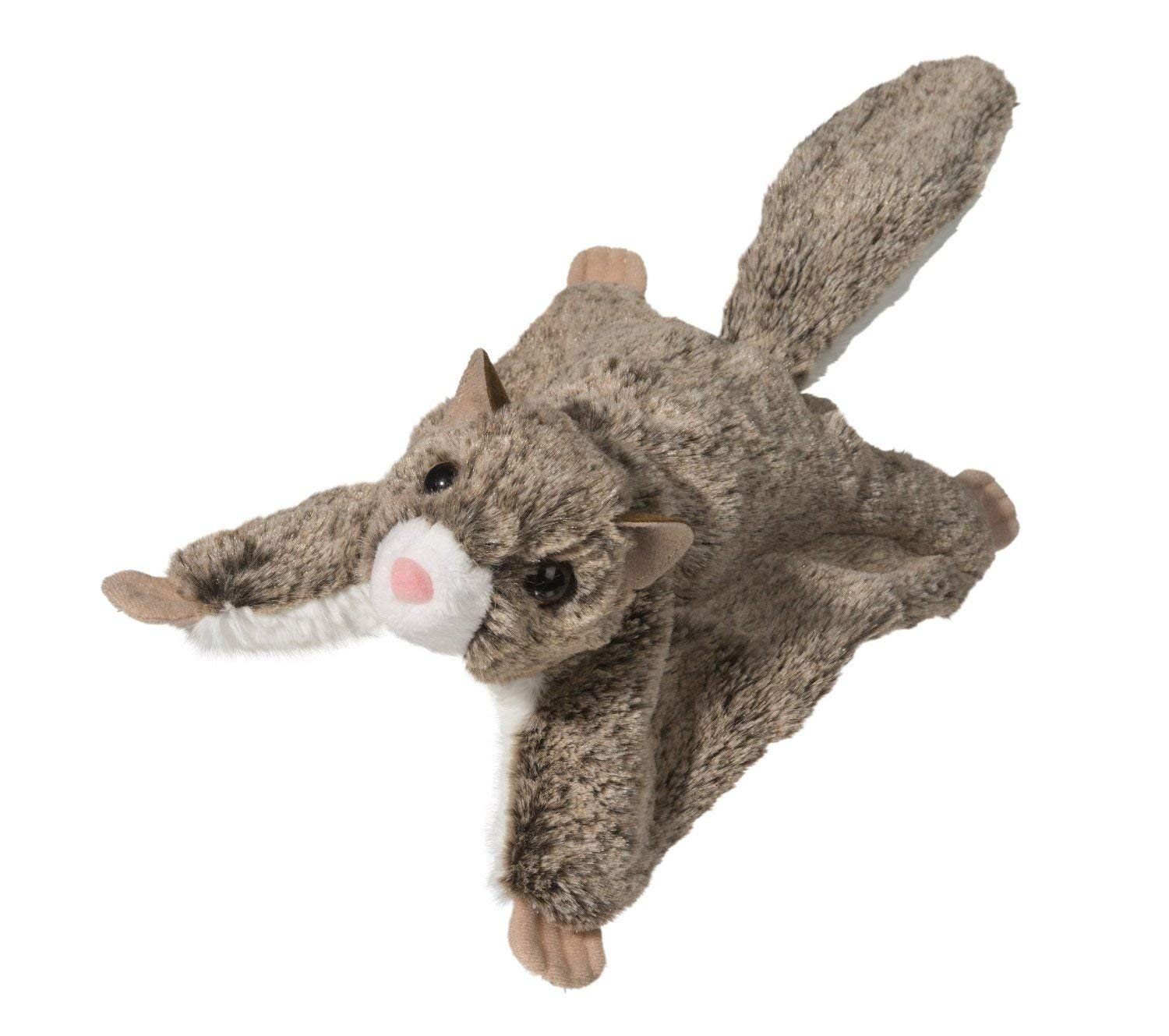 Douglas Jumper Flying Squirrel Plush, 10in, soft cuddle toy for imaginative play.