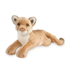 Douglas Kelso Mountain Lion plush face with friendly expression for imaginative play